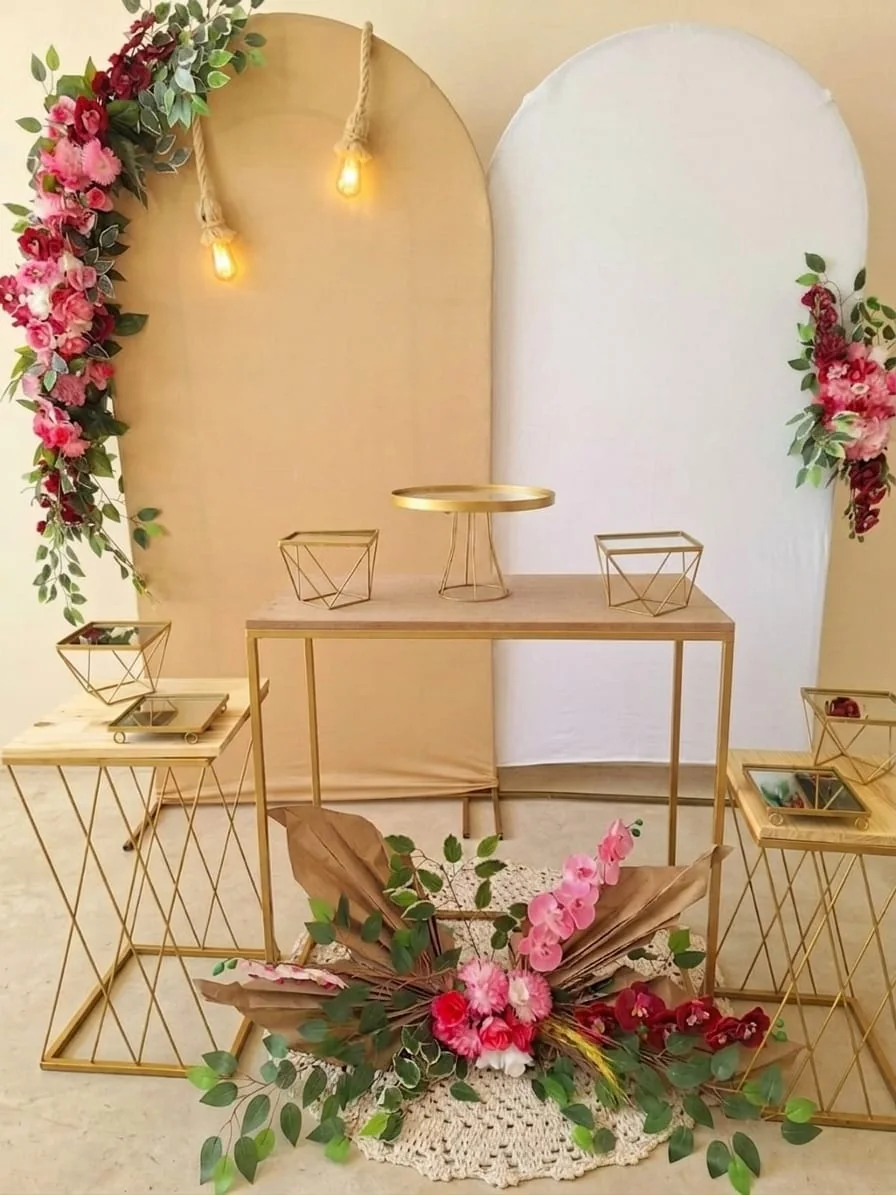 Decoração de Aniversário Flores Rústicas - W&N Decor Festas